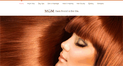 Desktop Screenshot of mgmhair.com